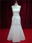 original design simply style satin lace beading wedding gown