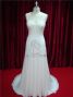 designer new style sweetheart chiffon lace wedding gown